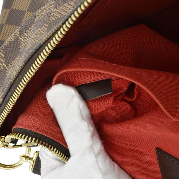 LOUIS VUITTON Duomo Damier Ebene Hobo Bag Brown