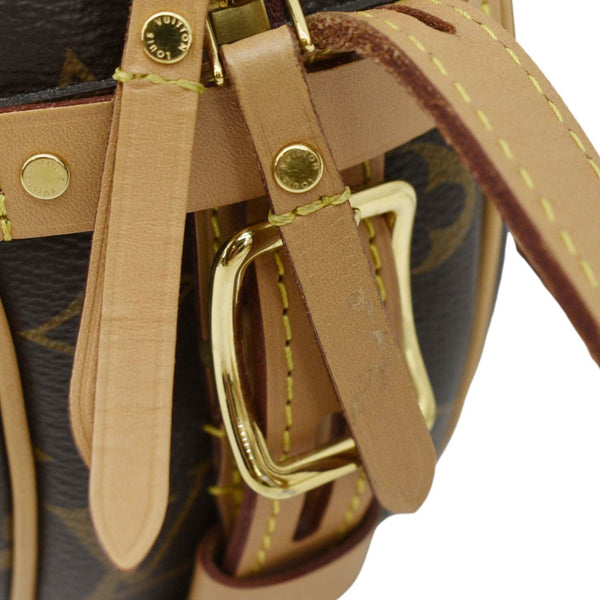 LOUIS VUITTON Boite Chapeau Souple Monogram Canvas Shoulder Bag Brown