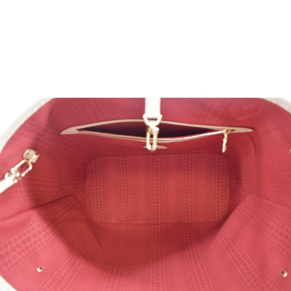 LOUIS VUITTON x YK Neverfull MM Monogram Canvas Shoulder Bag Brown