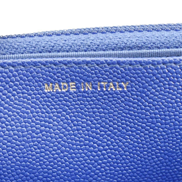 CHANEL Mademoiselle Vintage Flap Quilted Leather Shoulder Bag Blue