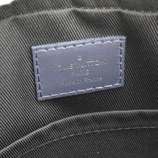 LOUIS VUITTON Duo Monogram Shadow Leather Shoulder Navy Blue