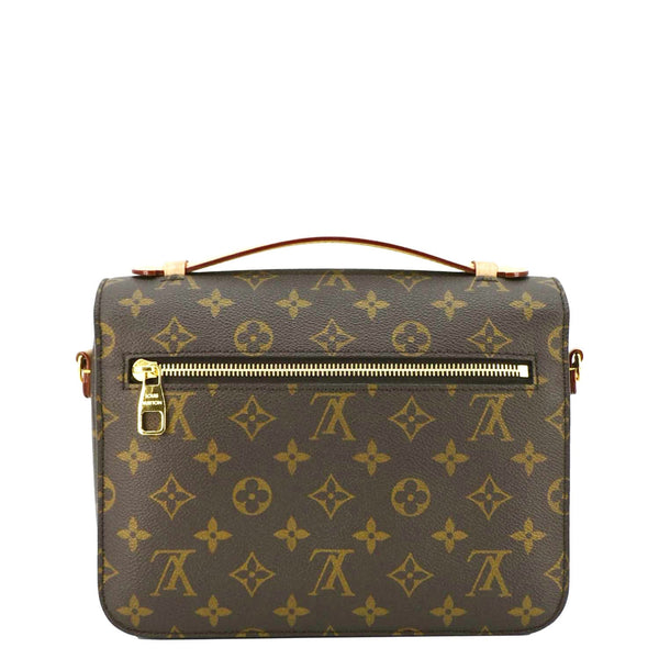 LOUIS VUITTON Metis Pochette Monogram Canvas Crossbody Bag Brown