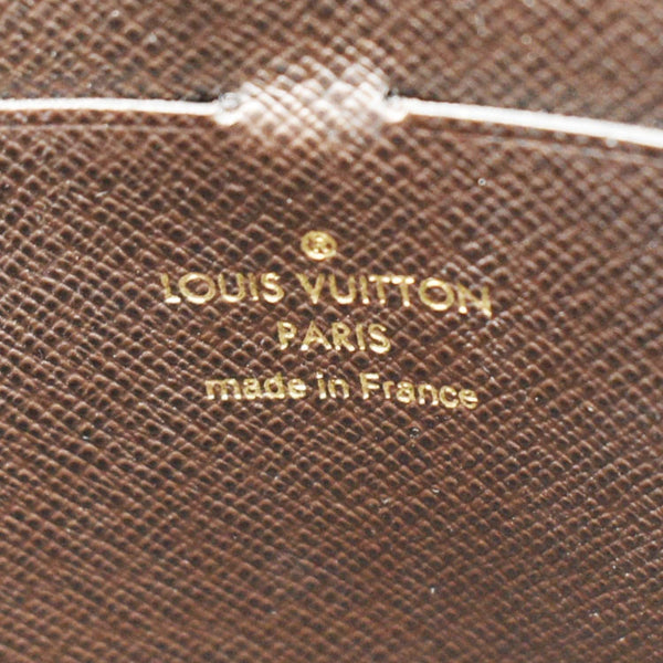 LOUIS VUITTON Toiletry Pouch On Chain Monogram Canvas Clutch Brown