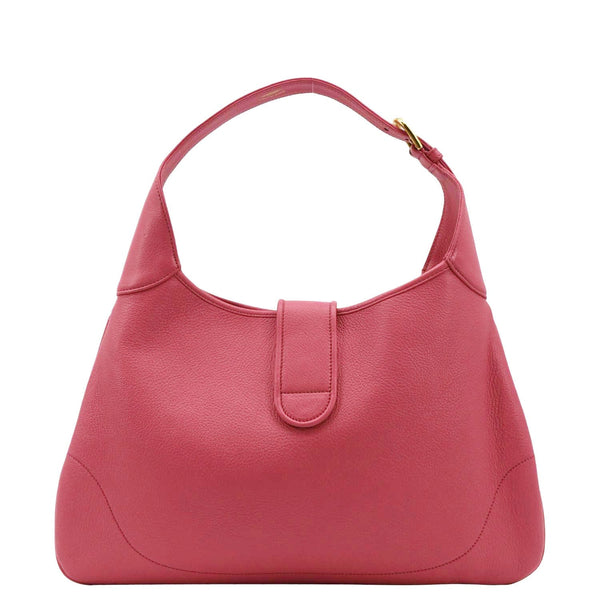 GUCCI Aphrodite Medium Leather Shoulder Bag Dusty Pink 726274