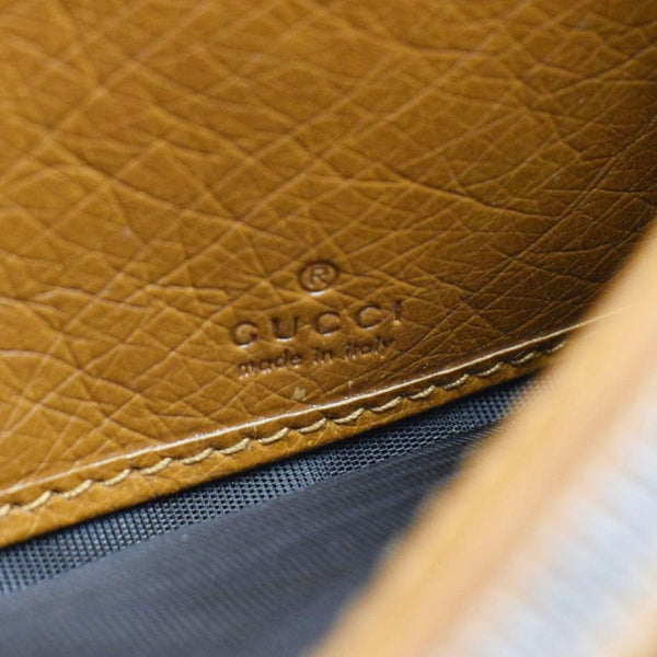 GUCCI Diana Python Chain Wallet Crossbody Bag Cloud Natural Gold 658243