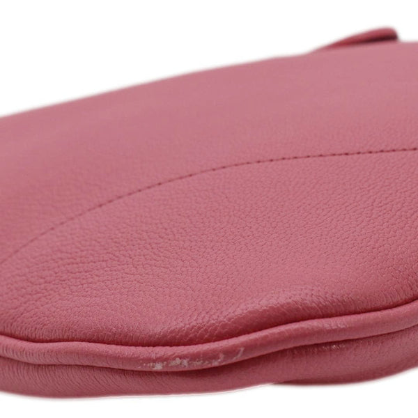 GUCCI Aphrodite Medium Leather Shoulder Bag Dusty Pink 726274