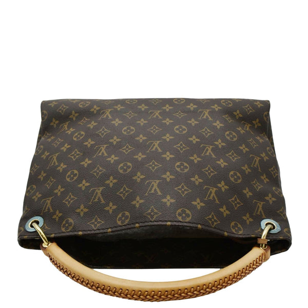 LOUIS VUITTON Artsy MM Monogram Canvas Hobo Bag Brown
