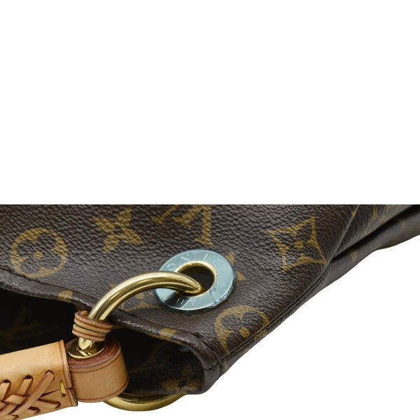 LOUIS VUITTON Artsy MM Monogram Canvas Hobo Bag Brown