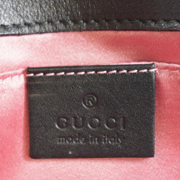 GUCCI GG Marmont Velvet Crossbody Bag Black 446744