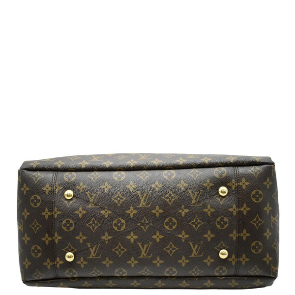 LOUIS VUITTON Artsy MM Monogram Canvas Hobo Bag Brown