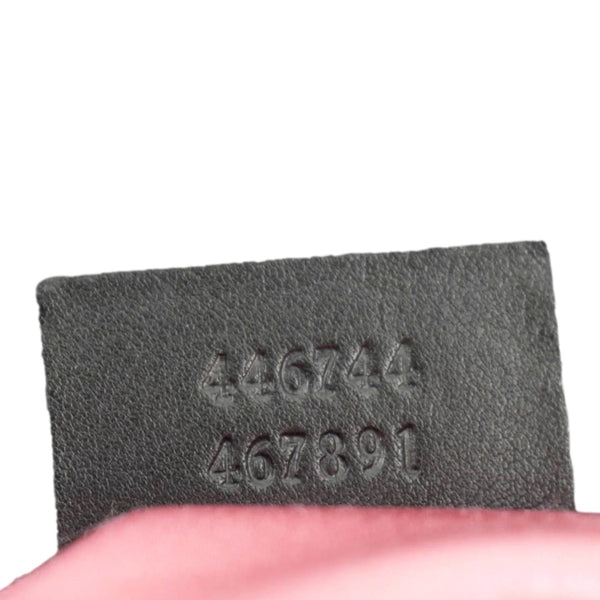 GUCCI GG Marmont Velvet Crossbody Bag Black 446744