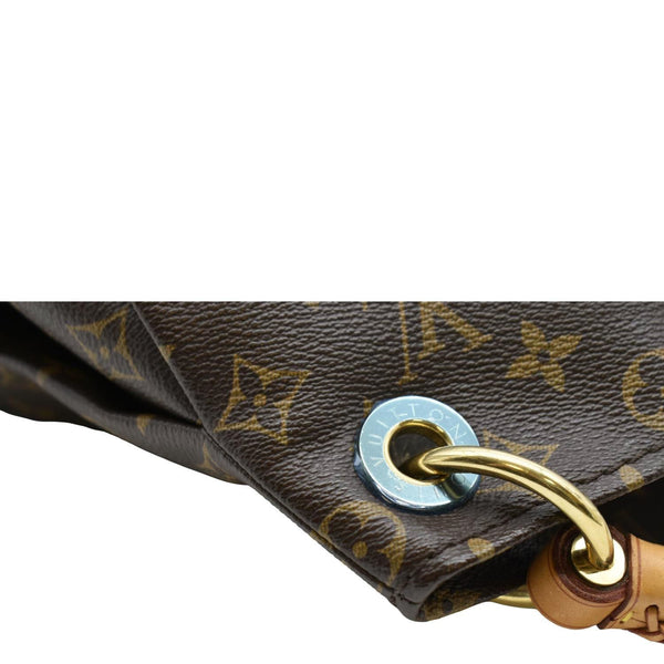 LOUIS VUITTON Artsy MM Monogram Canvas Hobo Bag Brown