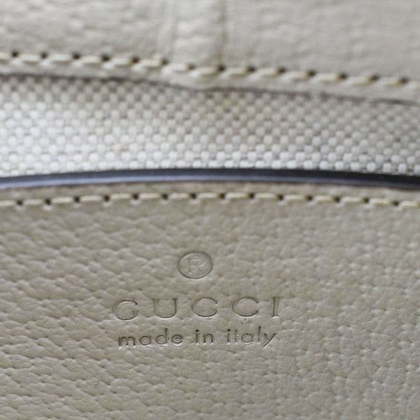 GUCCI Ophidia Web Small GG Supreme Canvas Shoulder Bag Beige 735132