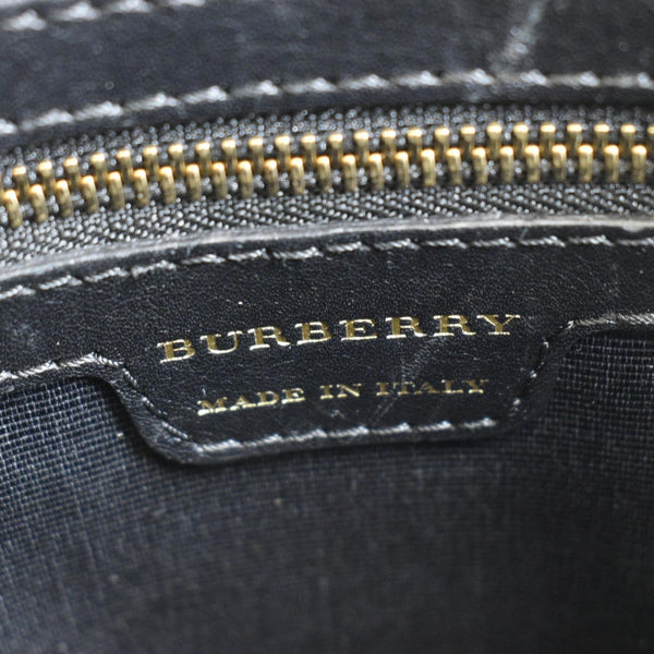 BURBERRY 1983 Knight Check Link Tote Shoulder Bag Beige