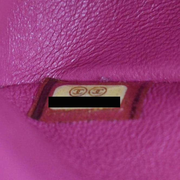 CHANEL Classic Double Flap Quilted Leather Shoulder Bag Rose Pink