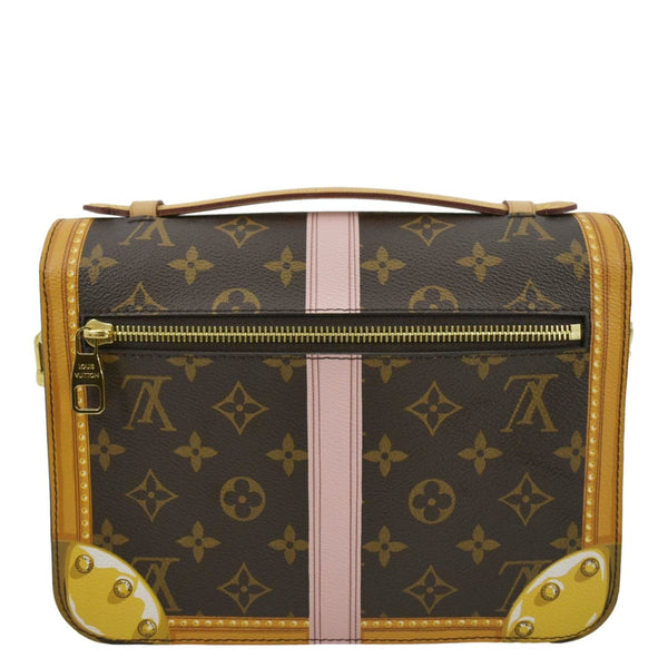 LOUIS VUITTON Summer Trunk Metis Pochette Monogram Canvas Crossbody Bag Brown