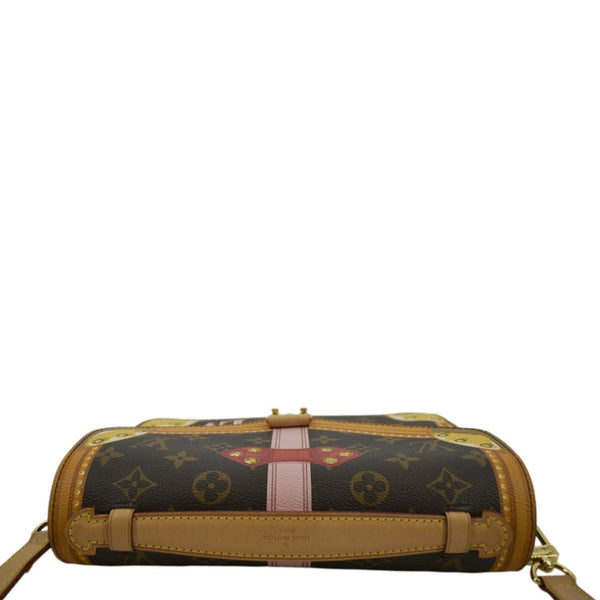 LOUIS VUITTON Summer Trunk Metis Pochette Monogram Canvas Crossbody Bag Brown