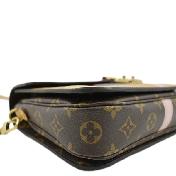 LOUIS VUITTON Summer Trunk Metis Pochette Monogram Canvas Crossbody Bag Brown
