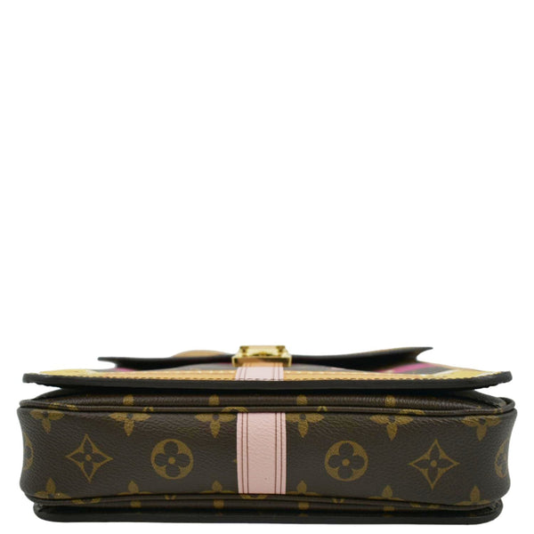 LOUIS VUITTON Summer Trunk Metis Pochette Monogram Canvas Crossbody Bag Brown