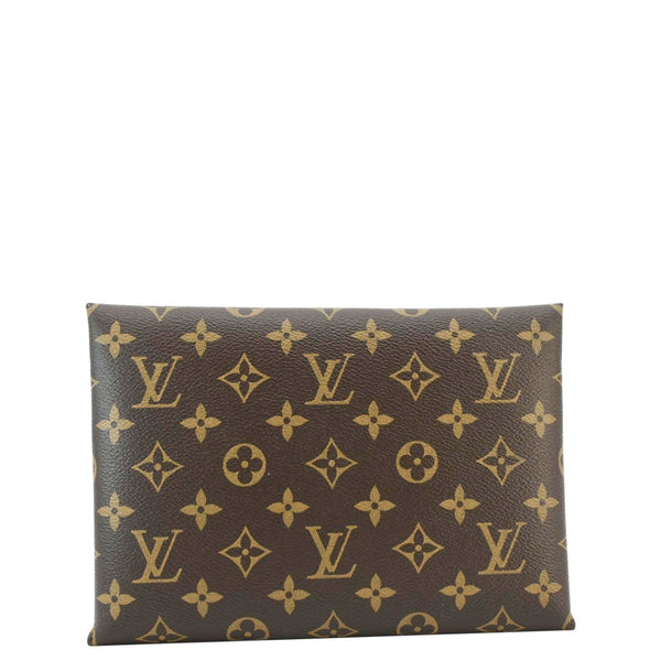 LOUIS VUITTON Kirigami Pochette Large Monogram Canvas Clutch Rose Ballerine
