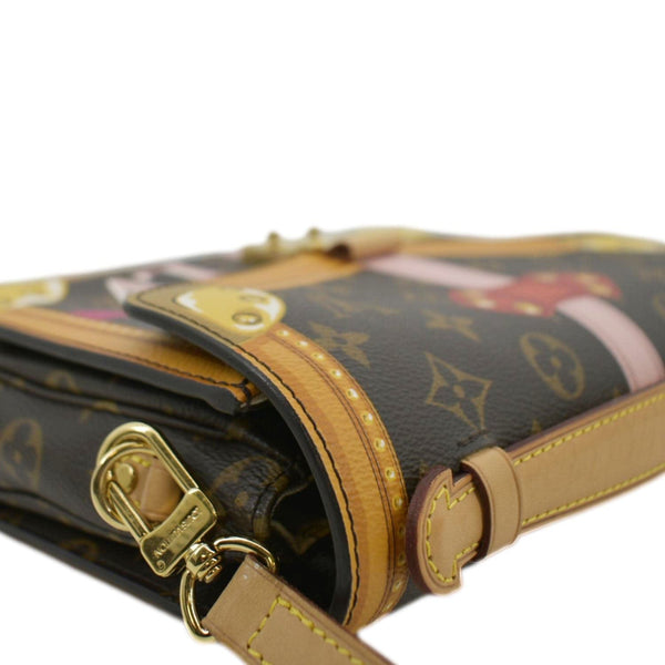 LOUIS VUITTON Summer Trunk Metis Pochette Monogram Canvas Crossbody Bag Brown