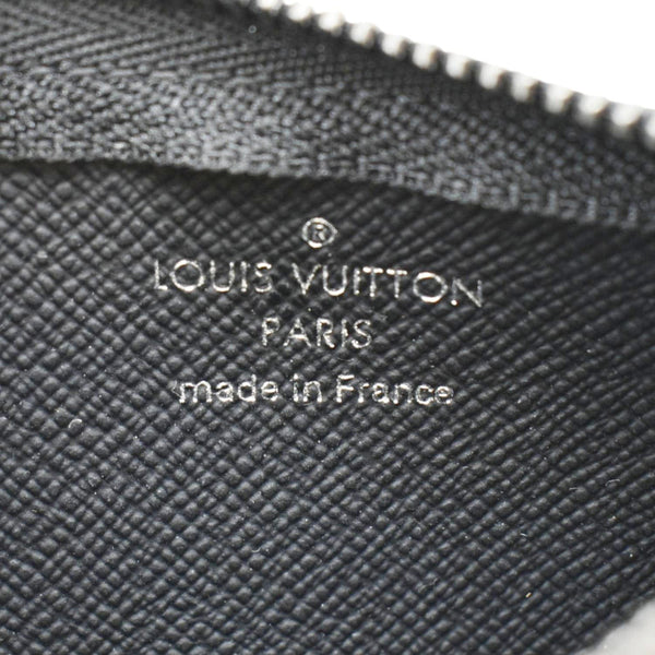 LOUIS VUITTON Monogram Reverse Eclipse Key Pouch Black