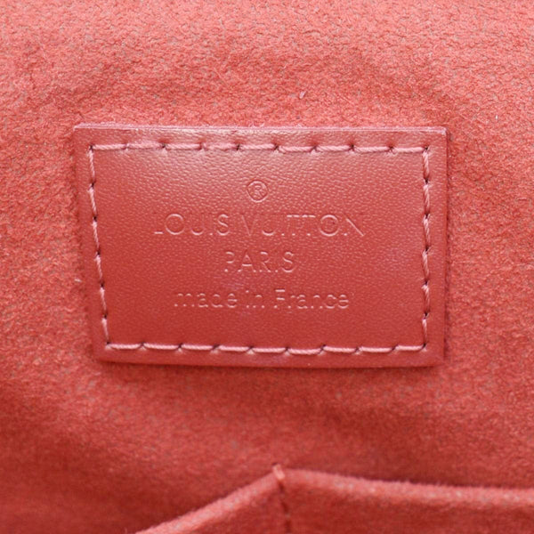 LOUIS VUITTON Caissa PM Damier Ebene Tote Bag Brown