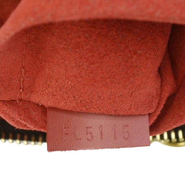 LOUIS VUITTON Caissa PM Damier Ebene Tote Bag Brown