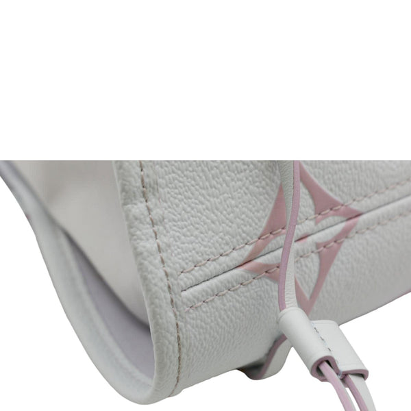 LOUIS VUITTON Neverfull MM Monogram Giant Canvas Tote Bag Sunrise Pastel