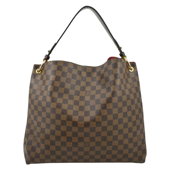 LOUIS VUITTON Graceful MM Damier Ebene Shoulder Bag Brown