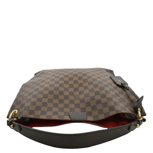 LOUIS VUITTON Graceful MM Damier Ebene Shoulder Bag Brown