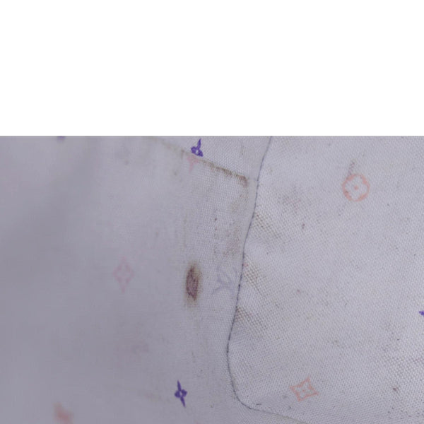 LOUIS VUITTON Neverfull MM Monogram Giant Canvas Tote Bag Sunrise Pastel