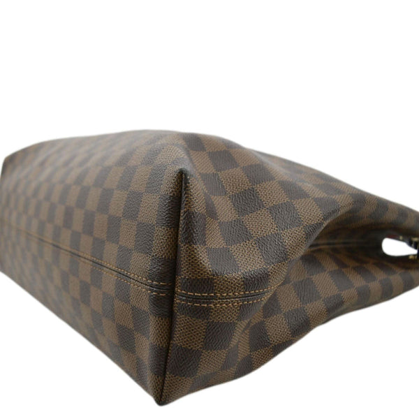 LOUIS VUITTON Graceful MM Damier Ebene Shoulder Bag Brown
