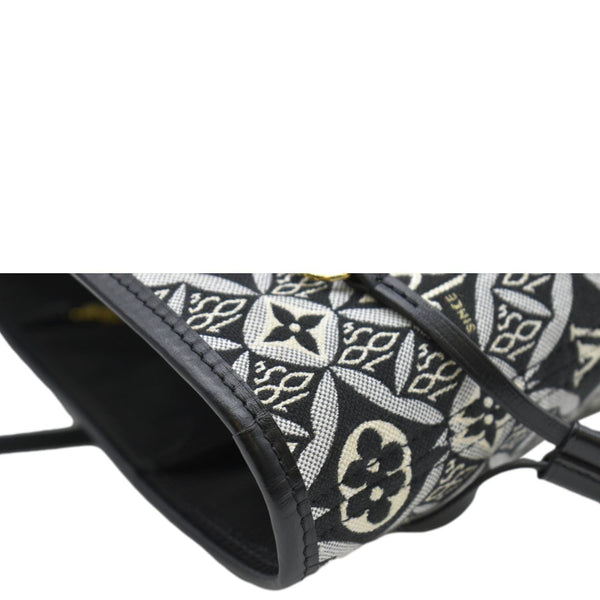 LOUIS VUITTON Since 1854 Neverfull MM Jacquard Shoulder Bag Black