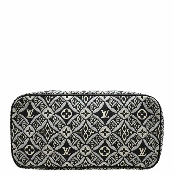 LOUIS VUITTON Since 1854 Neverfull MM Jacquard Shoulder Bag Black