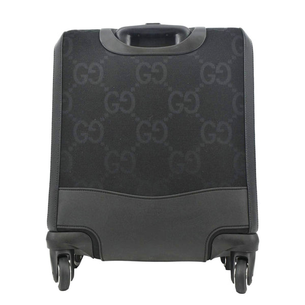 GUCCI Small Cabin Trolley Jumbo GG Supreme Canvas Travel Bag Black 451003