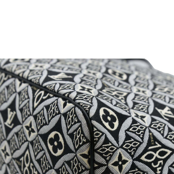 LOUIS VUITTON Since 1854 Neverfull MM Jacquard Shoulder Bag Black