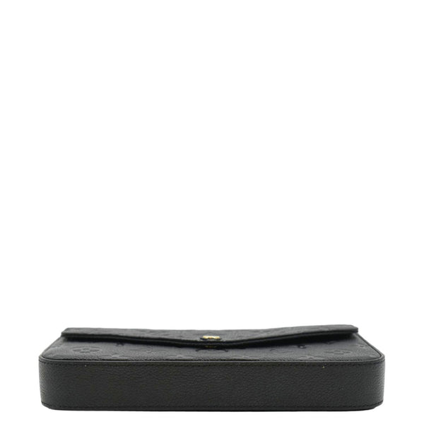 LOUIS VUITTON Felicie Monogram Empreinte Pochette Shoulder Bag Black