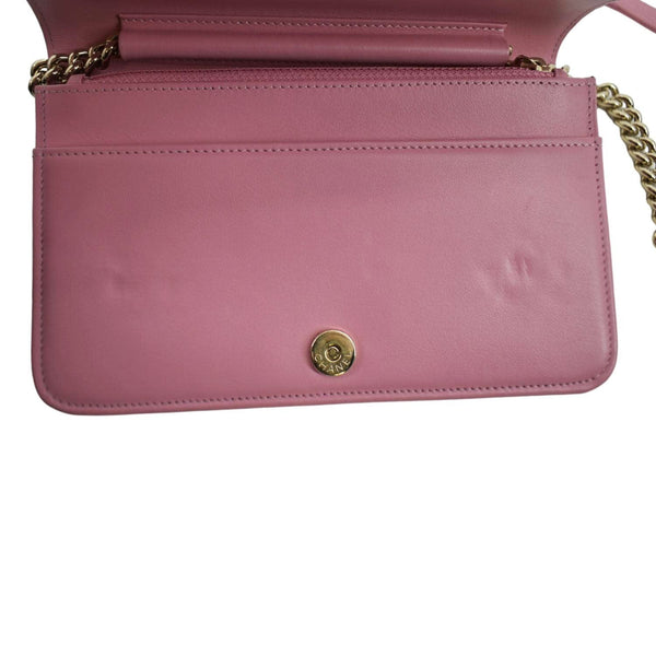 CHANEL Boy Flap Quilted Leather Shoulder Bag Pink