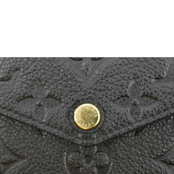 LOUIS VUITTON Felicie Monogram Empreinte Pochette Shoulder Bag Black