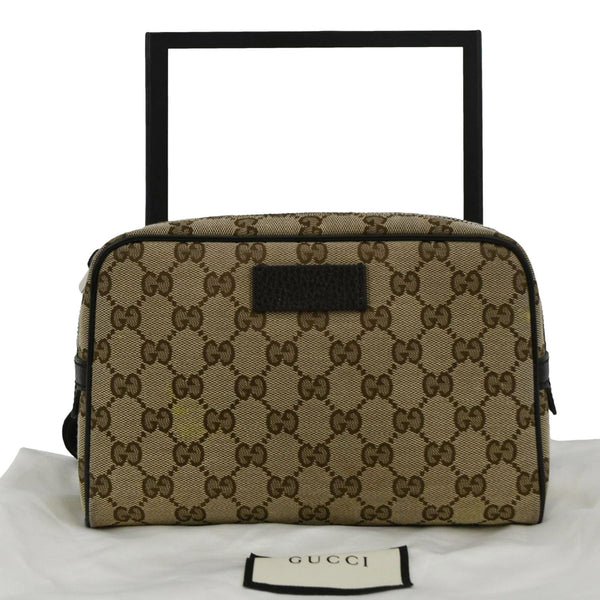 GUCCI GG Monogram Canvas Belt Bag Beige 449174