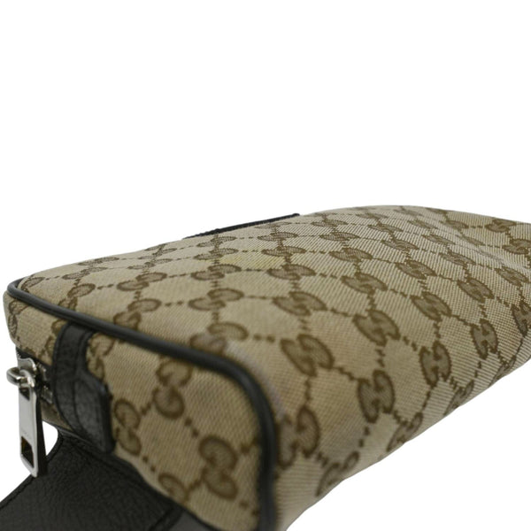 GUCCI GG Monogram Canvas Belt Bag Beige 449174