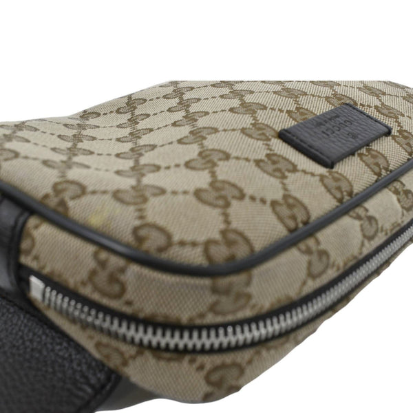 GUCCI GG Monogram Canvas Belt Bag Beige 449174