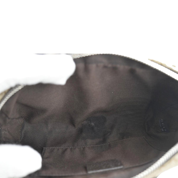 GUCCI GG Monogram Canvas Belt Bag Beige 449174