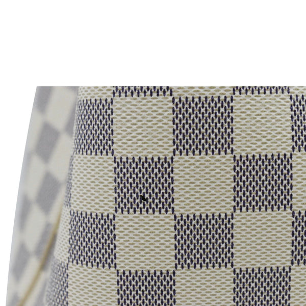 LOUIS VUITTON Neonoe Braided Handle Damier Azur Crossbody Bag White