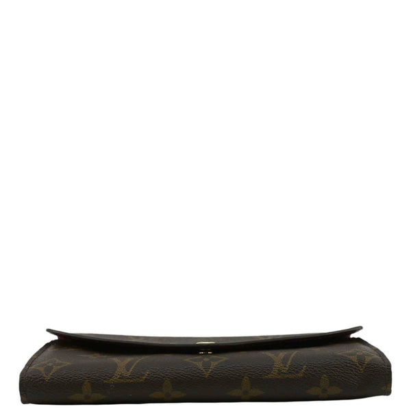 LOUIS VUITTON Sarah Monogram Canvas Wallet Brown