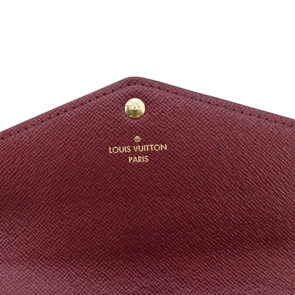 LOUIS VUITTON Sarah Monogram Canvas Wallet Brown