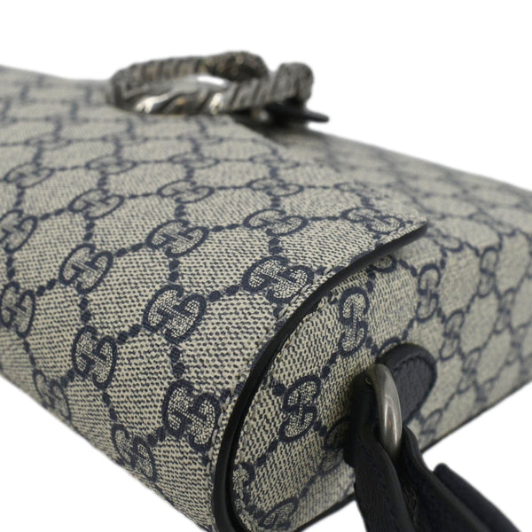 GUCCI Dionysus GG Supreme Canvas Crossbody Bag Navy Blue 725548