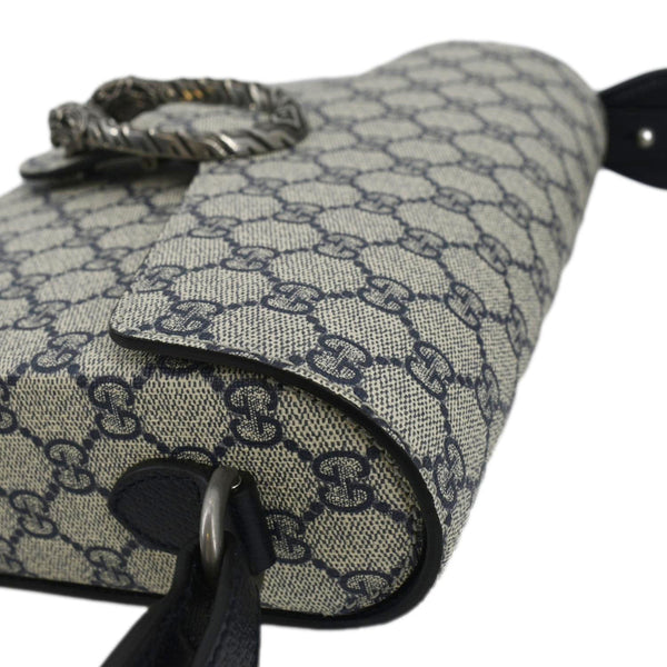 GUCCI Dionysus GG Supreme Canvas Crossbody Bag Navy Blue 725548