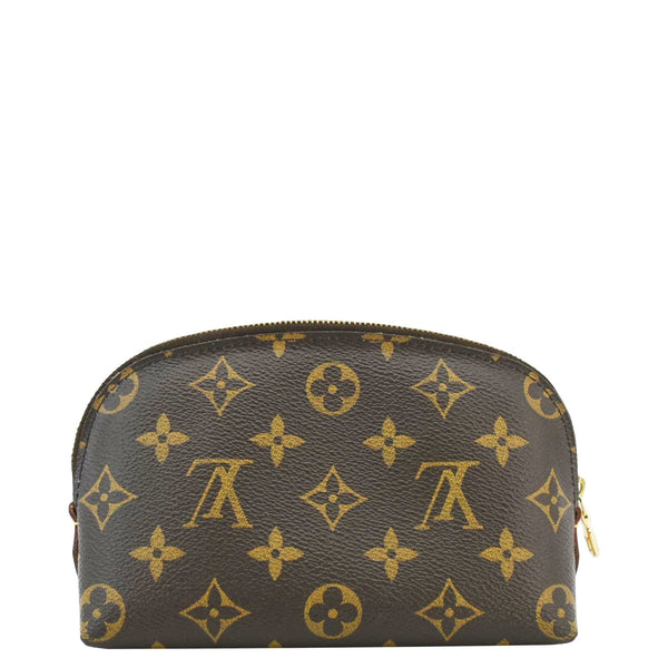 LOUIS VUITTON PM Monogram Canvas Cosmetic Pouch Brown